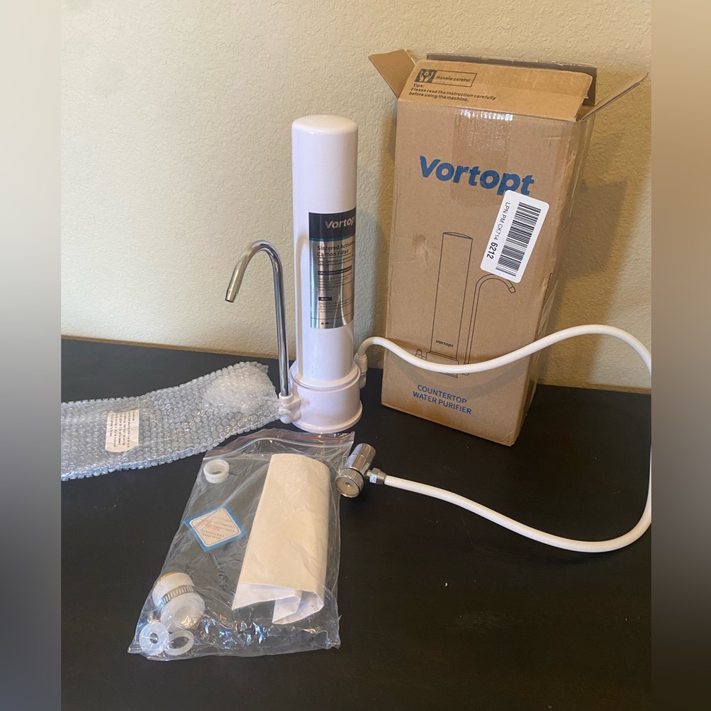 Vortopt F8 Silver Countertop Filtration Water Filter system